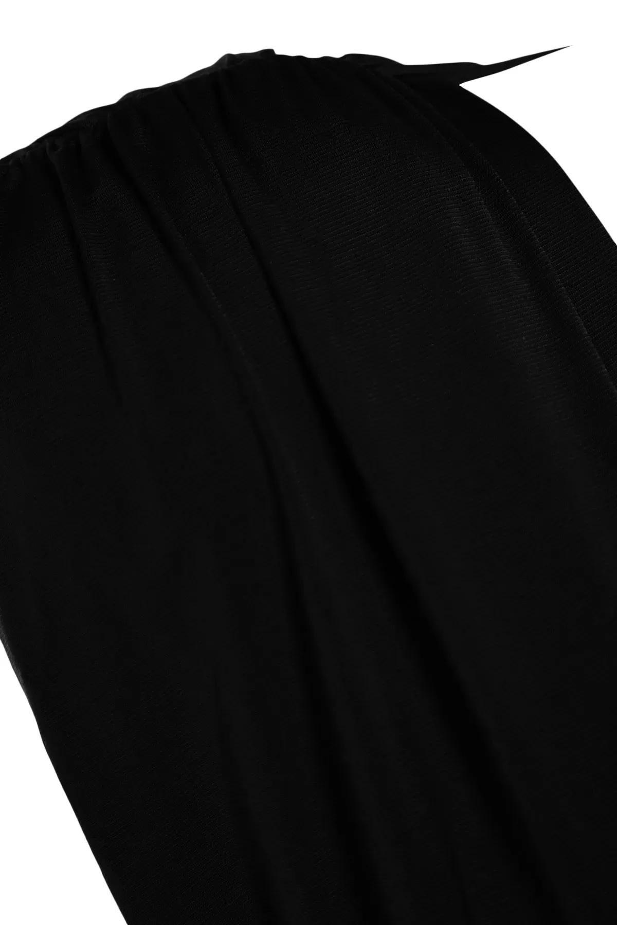 جمبسوت بفتحة رقبة V متقاطعة، أسود, Black, large image number 6