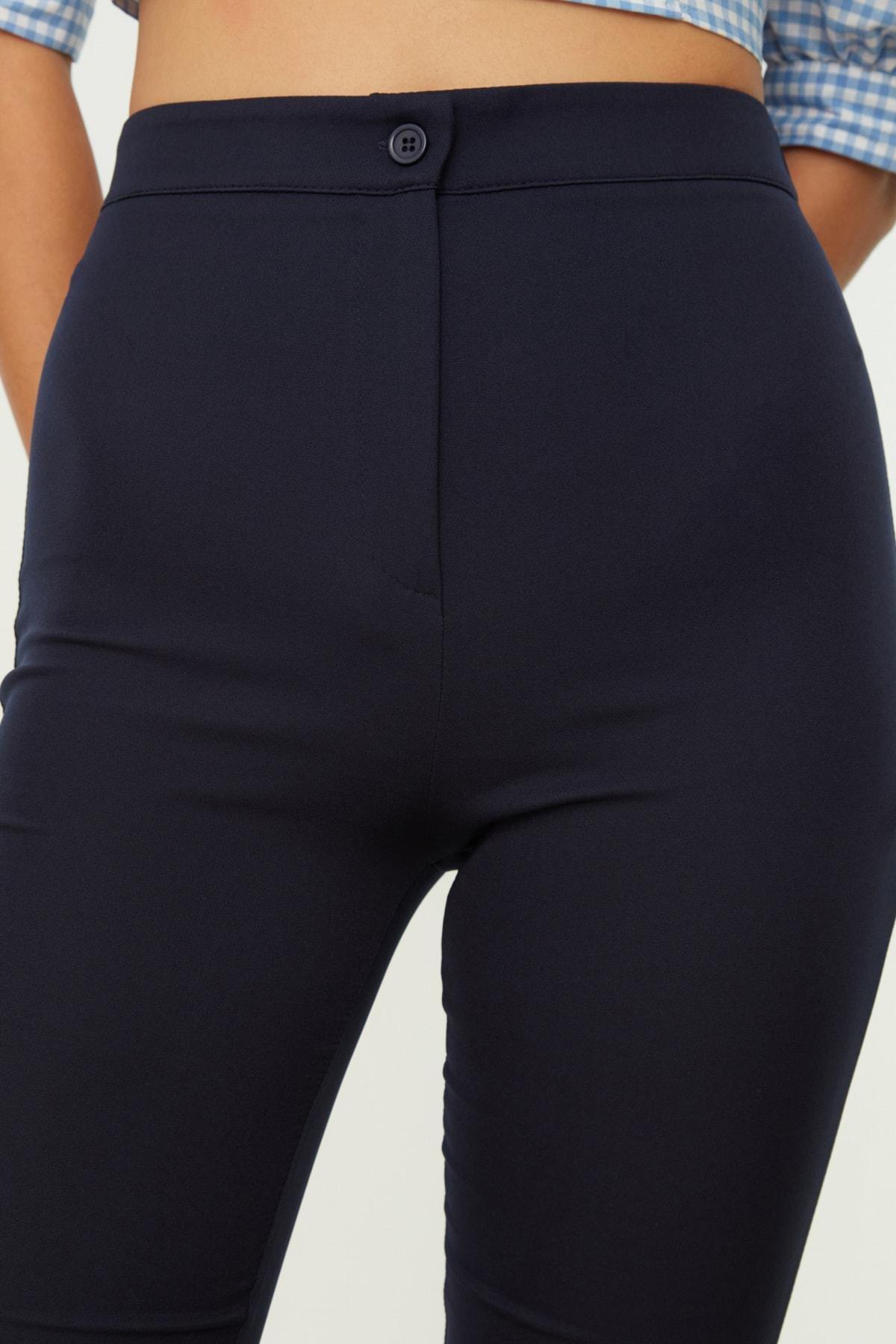 Navy Bootcut Pants, Dark blue, large image number 6