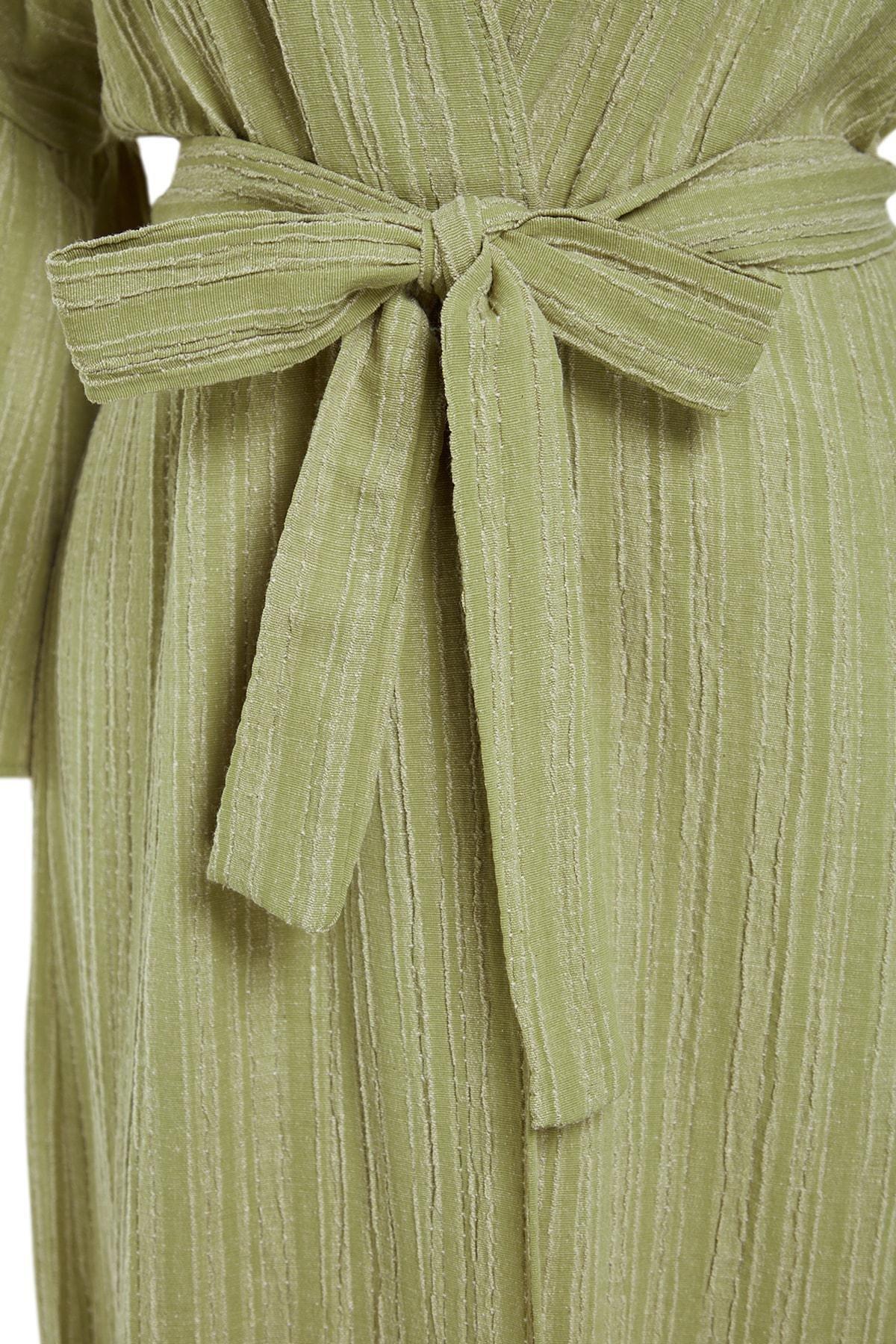 Khaki Kimono, , large image number 6