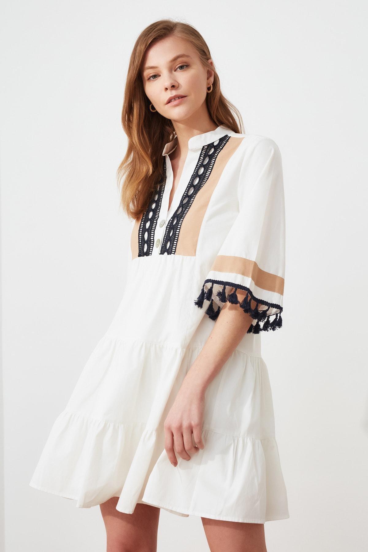 White Shift Dress, , large image number 0