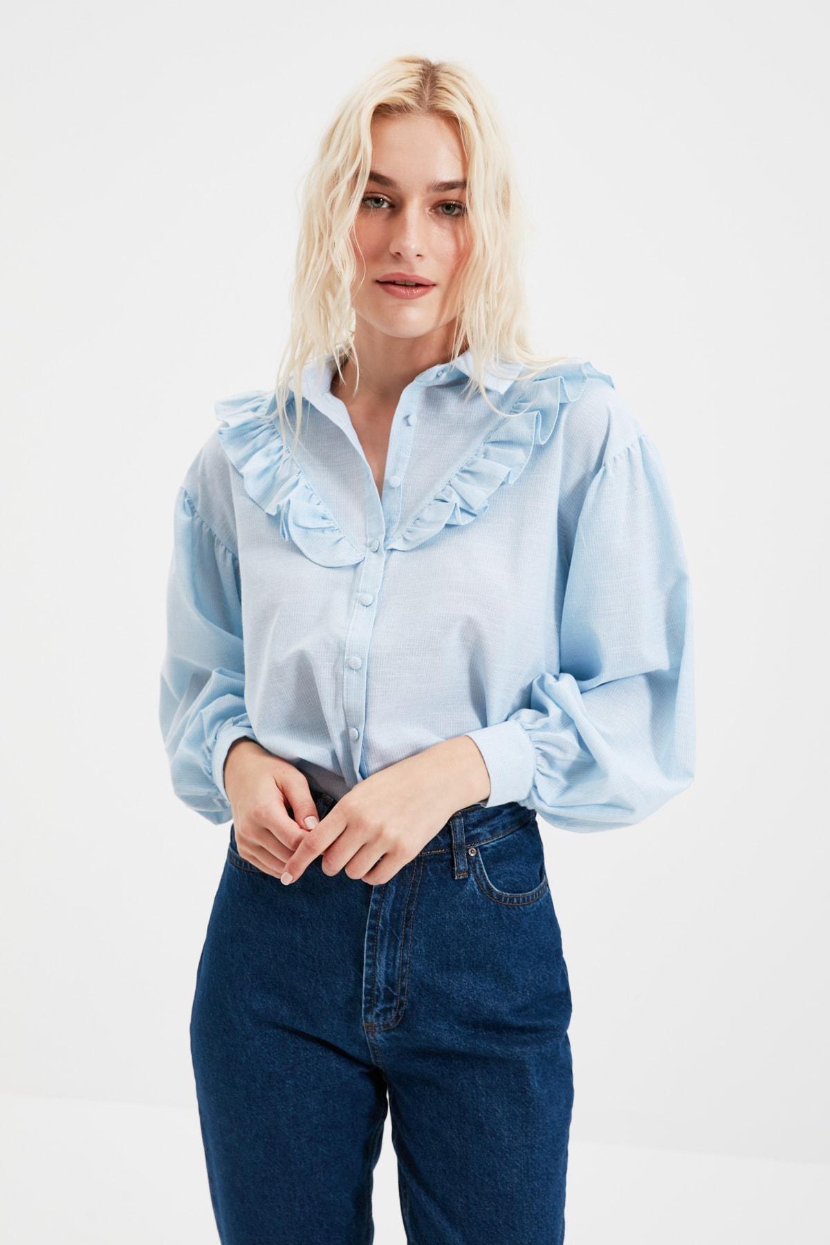 Blue Striped Shirt, , large image number 2