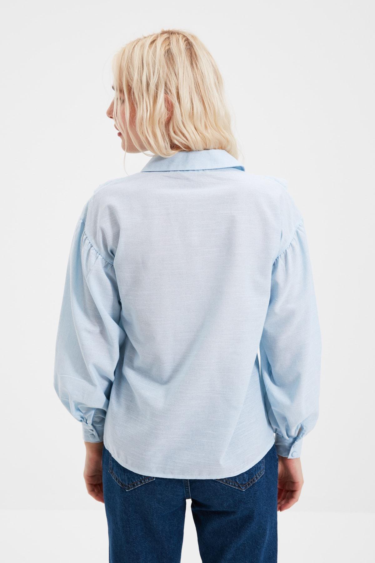 Blue Striped Shirt, , large image number 5
