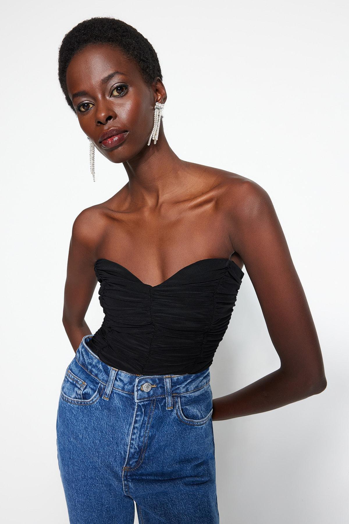 Black Women Bodysuit, , large image number 1
