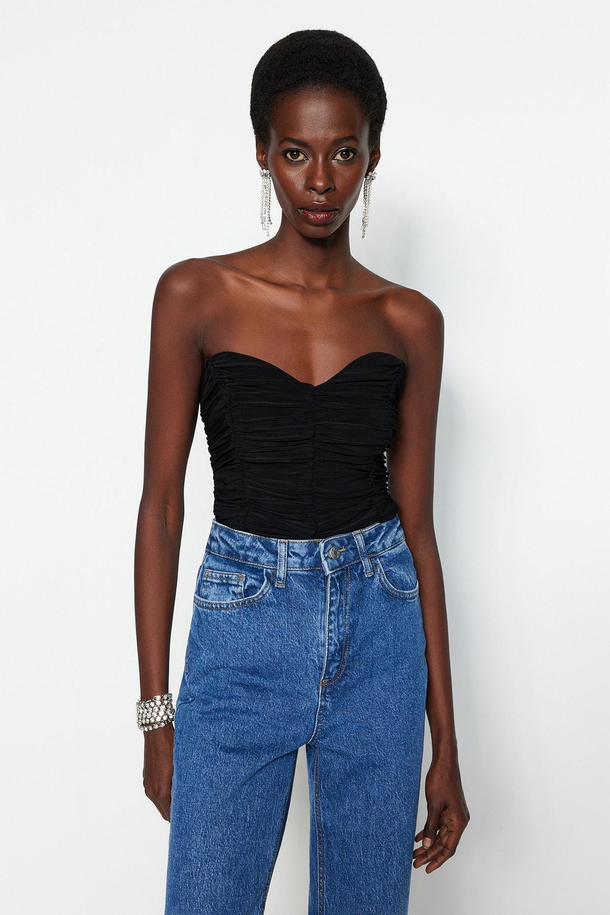 Black Women Bodysuit, , large image number 2