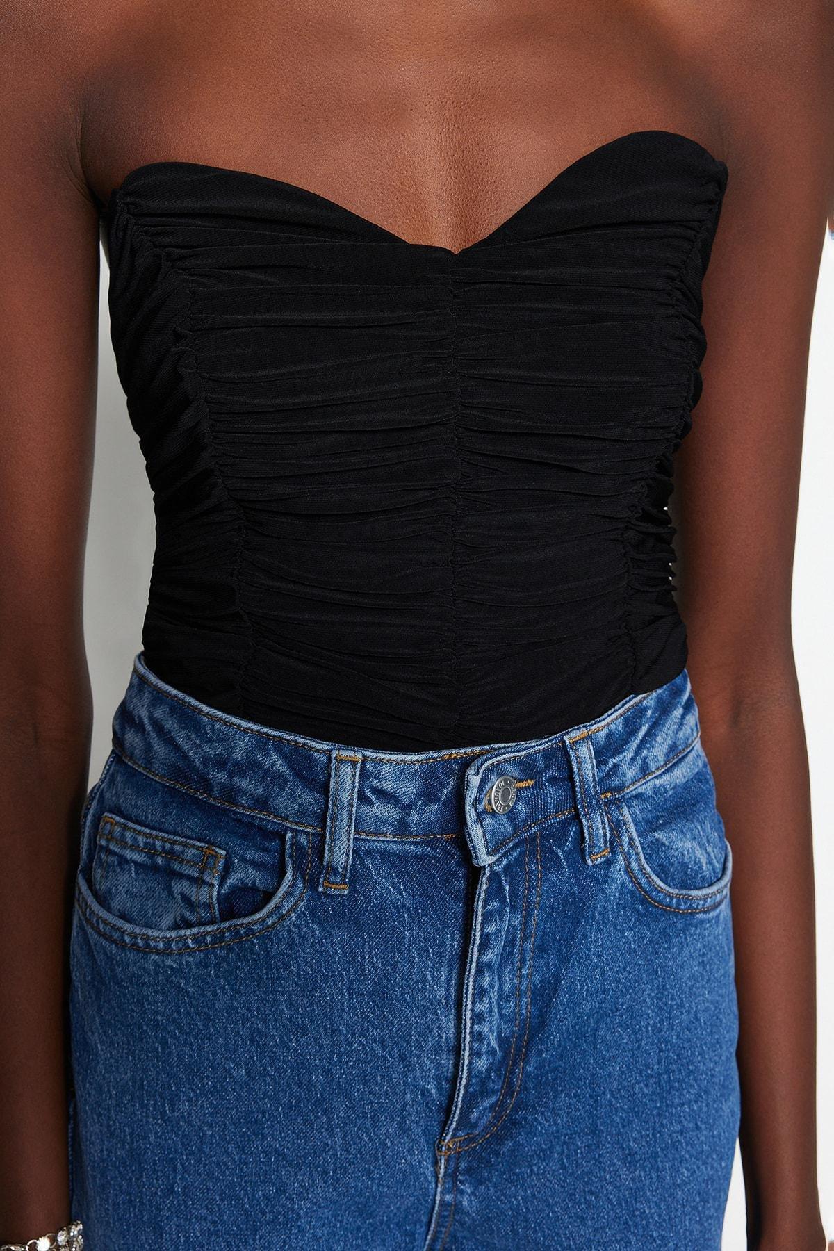 Black Women Bodysuit, , large image number 3