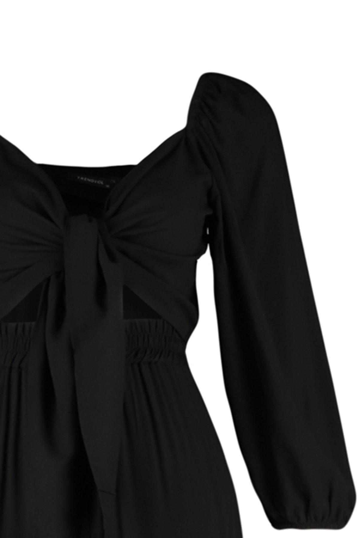 Black Knotted Co-Ord Set, , large image number 1