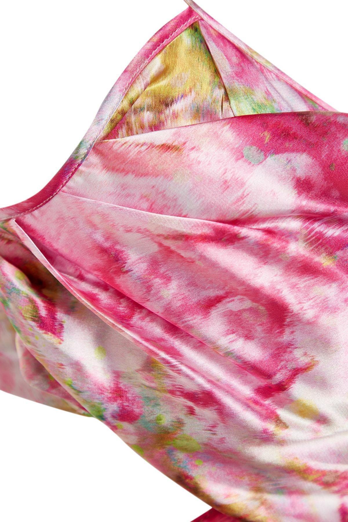 Multicolour Floral Shift Dress, , large image number 6