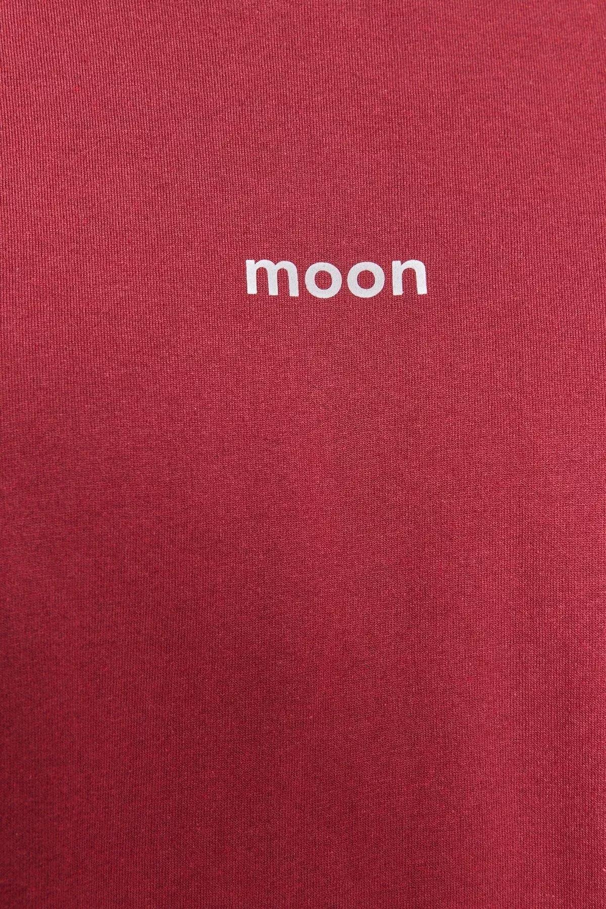 طقم بيجاما سادة للمقاسات الكبيرة، برغندي, Burgundy, large image number 8