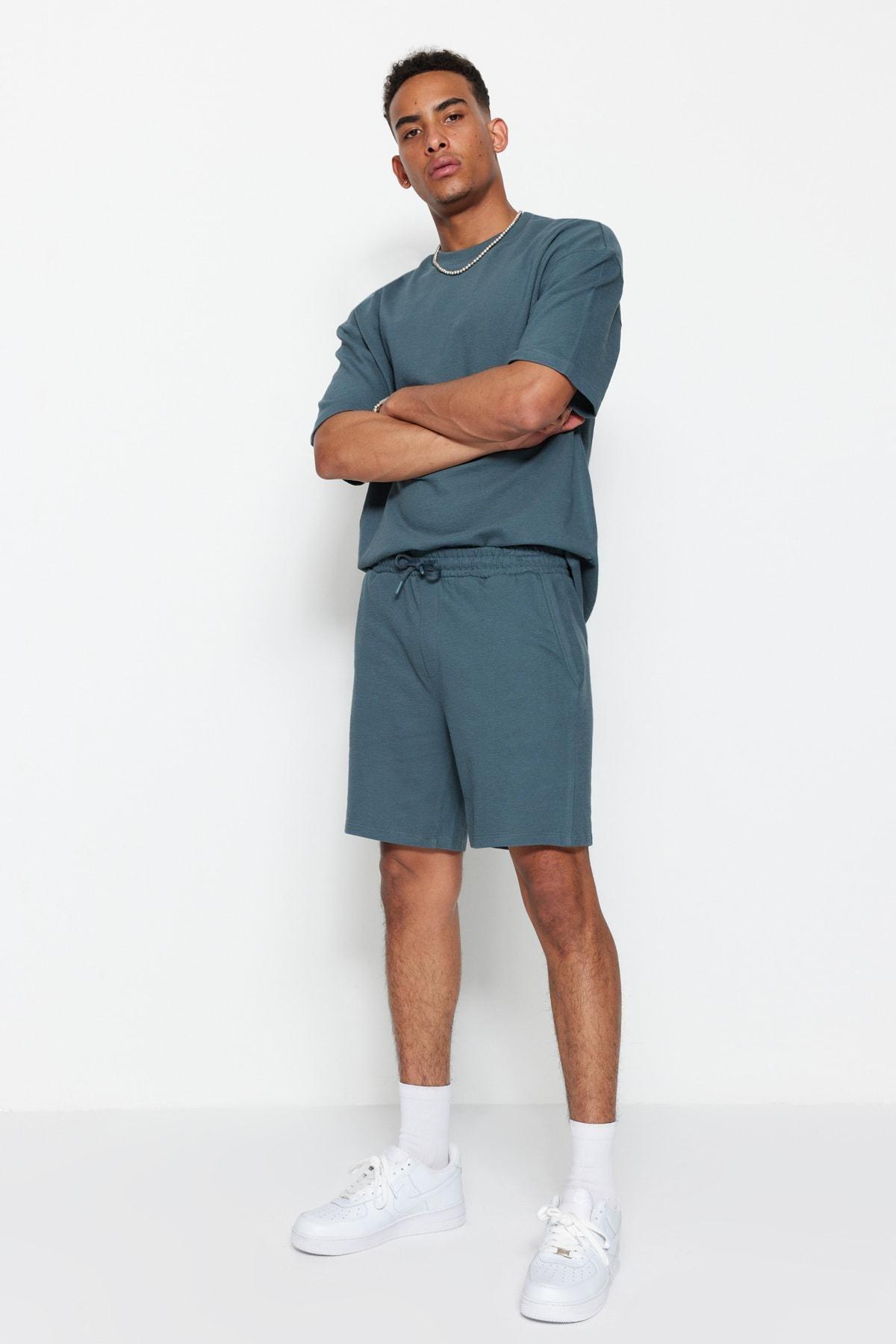 Trendyol - Blue Joggers Shorts