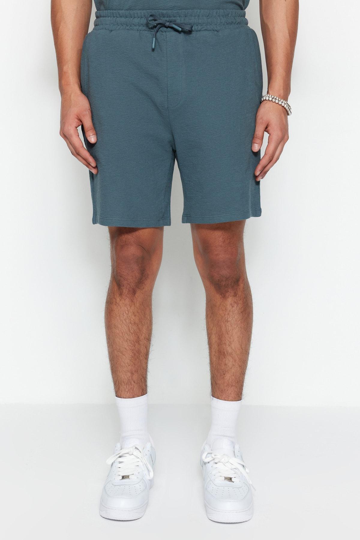 Trendyol - Blue Joggers Shorts