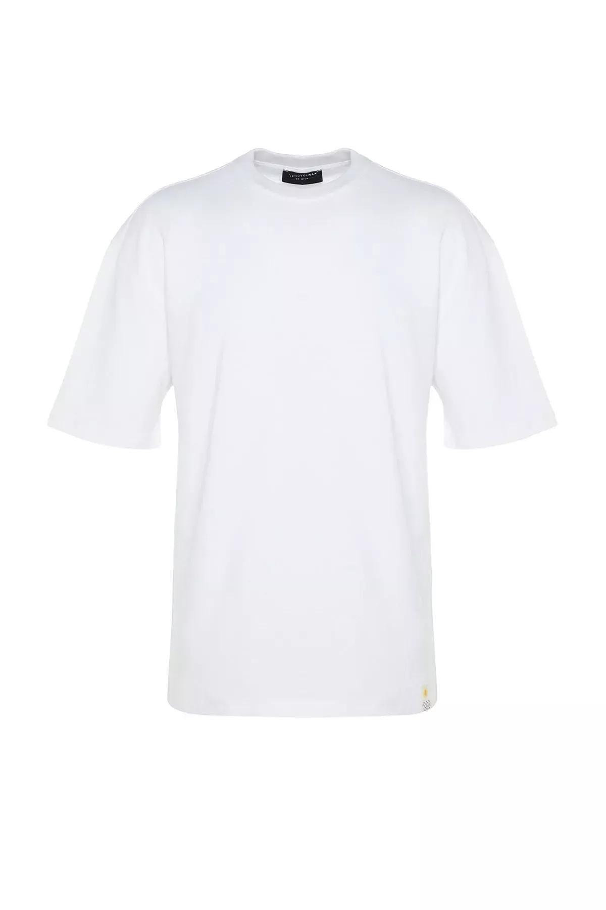 White Relaxed T-Shirt, White, large image number 9