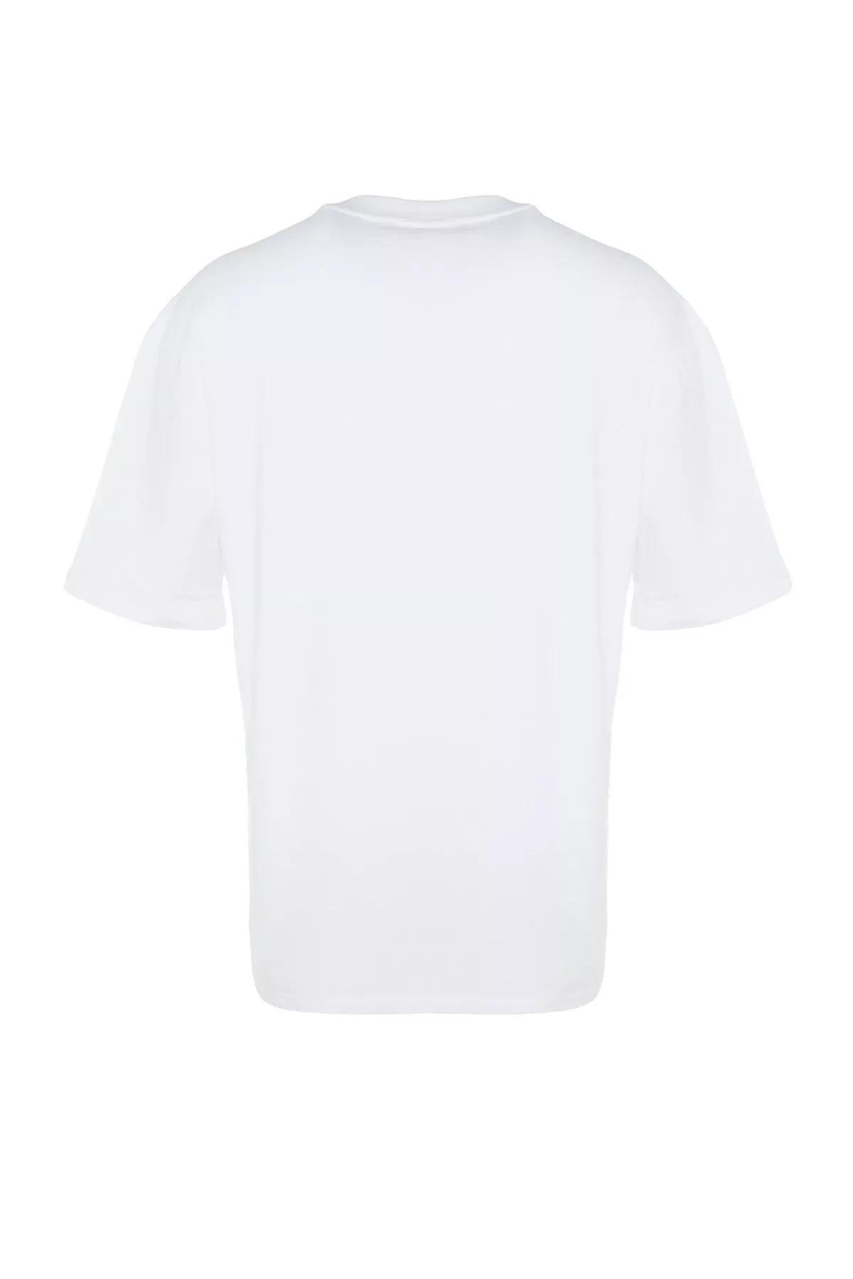 White Relaxed T-Shirt, White, large image number 10