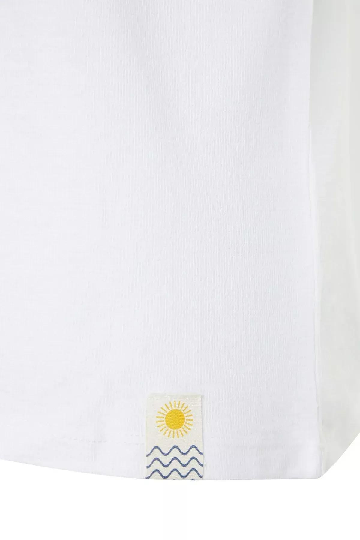White Relaxed T-Shirt, White, large image number 11