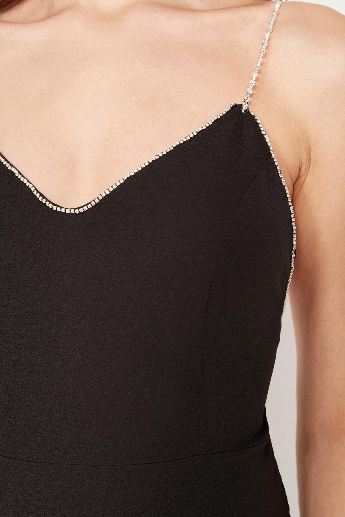 Black Bodycon Midi Dress, , large image number 5