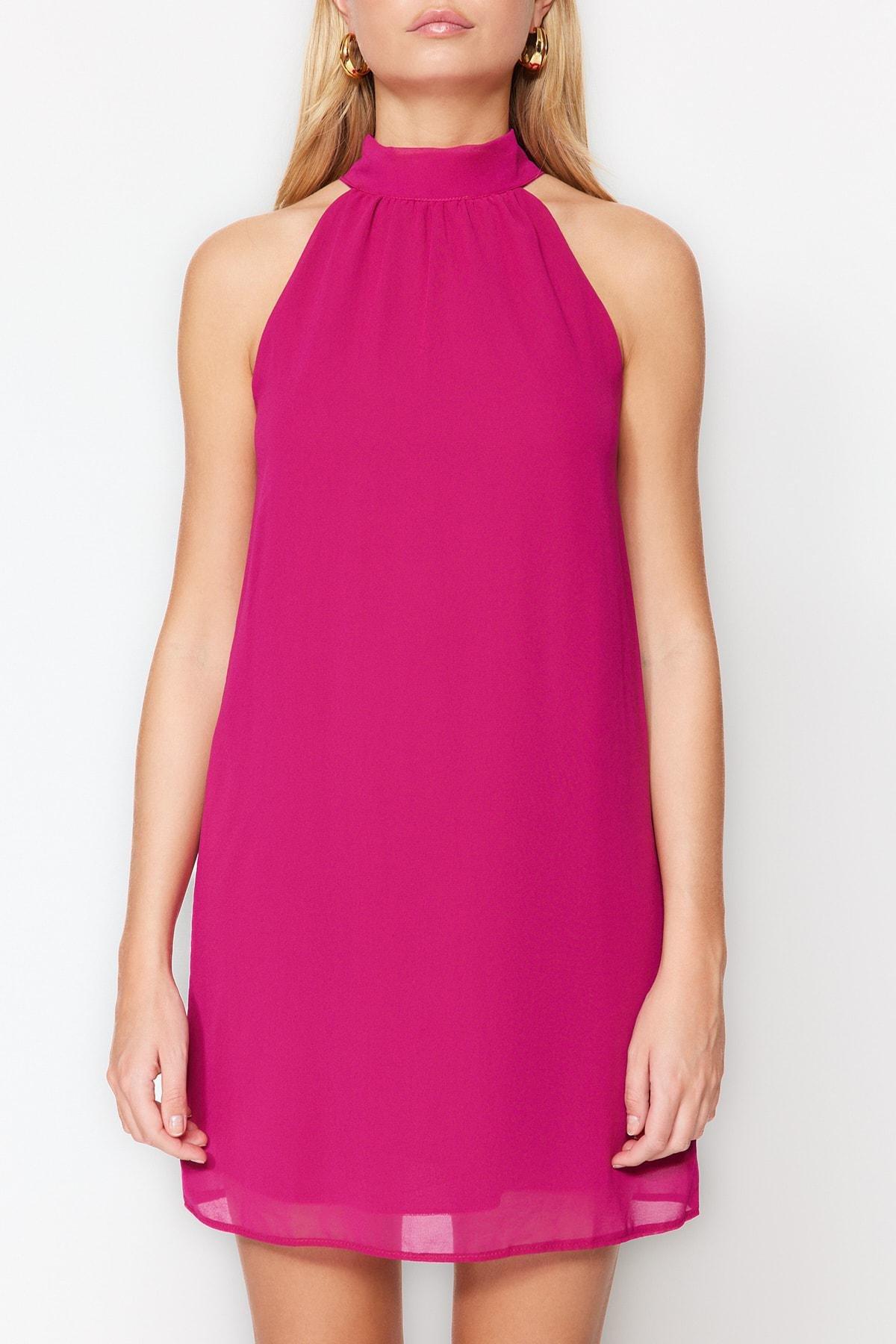 Purple Shift Dress, , large image number 0