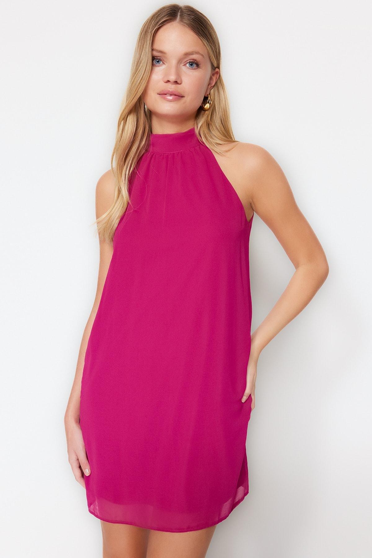 Purple Shift Dress, , large image number 1