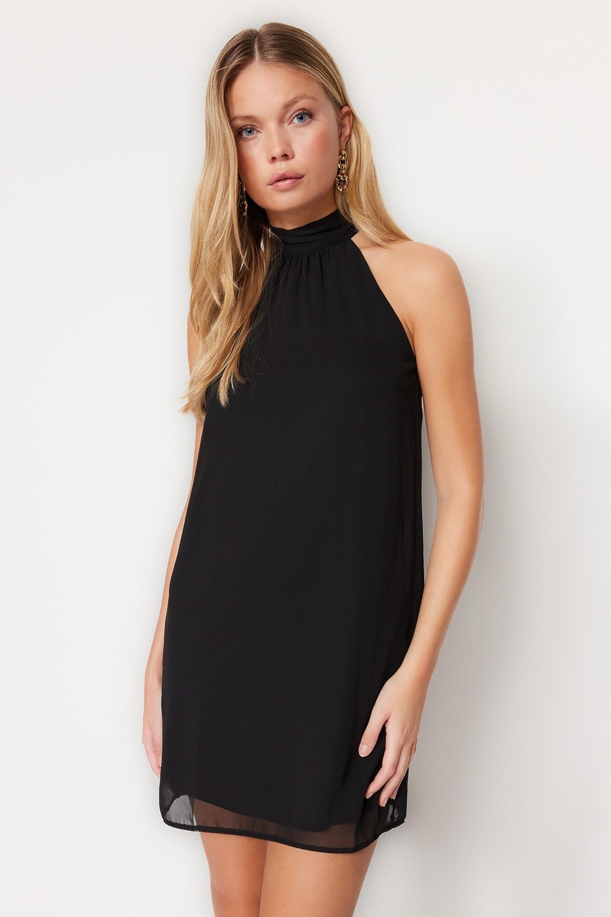 Black Shift Dress, , large image number 4
