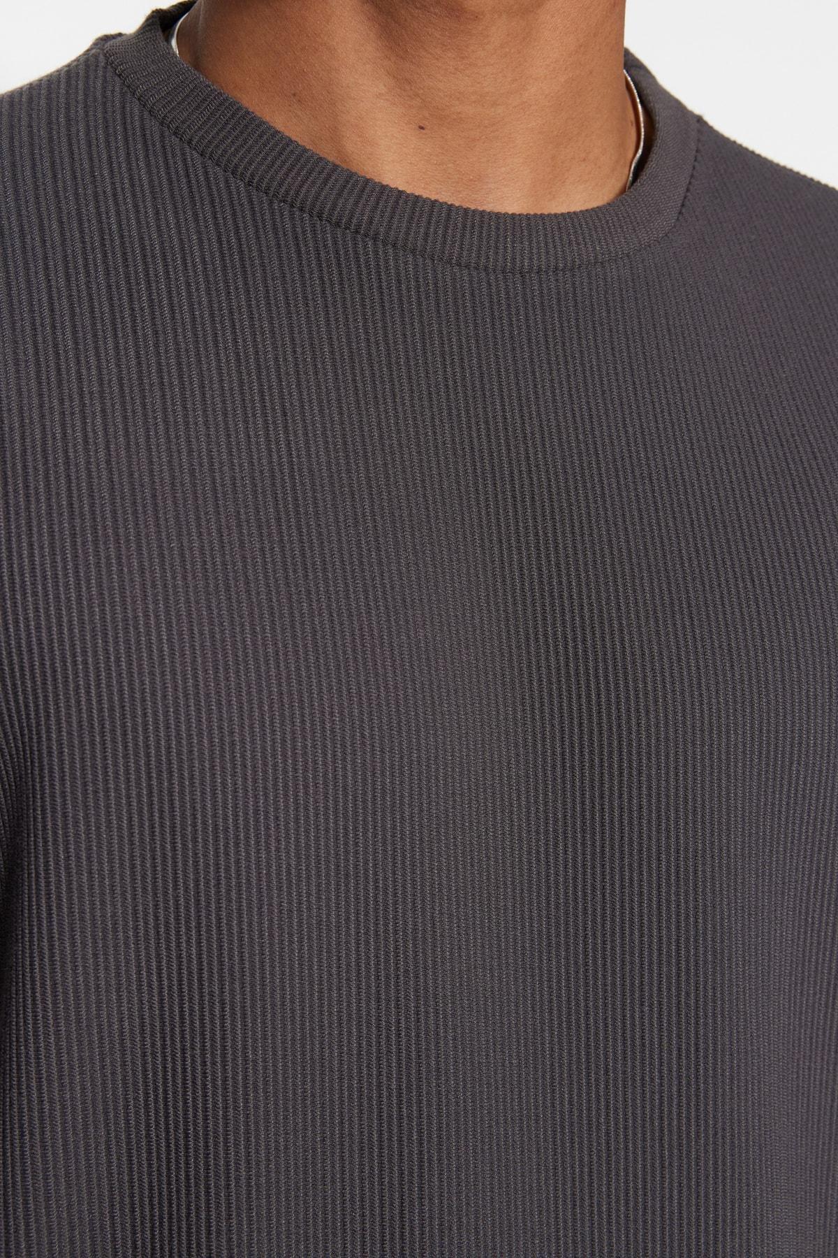Gray Oversize T-Shirt, , large image number 4