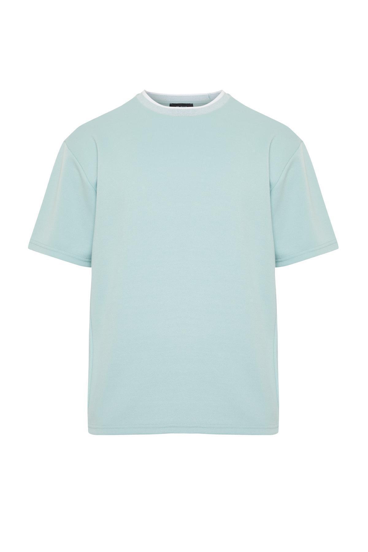 Blue Relaxed Fit T-Shirt, , large image number 4