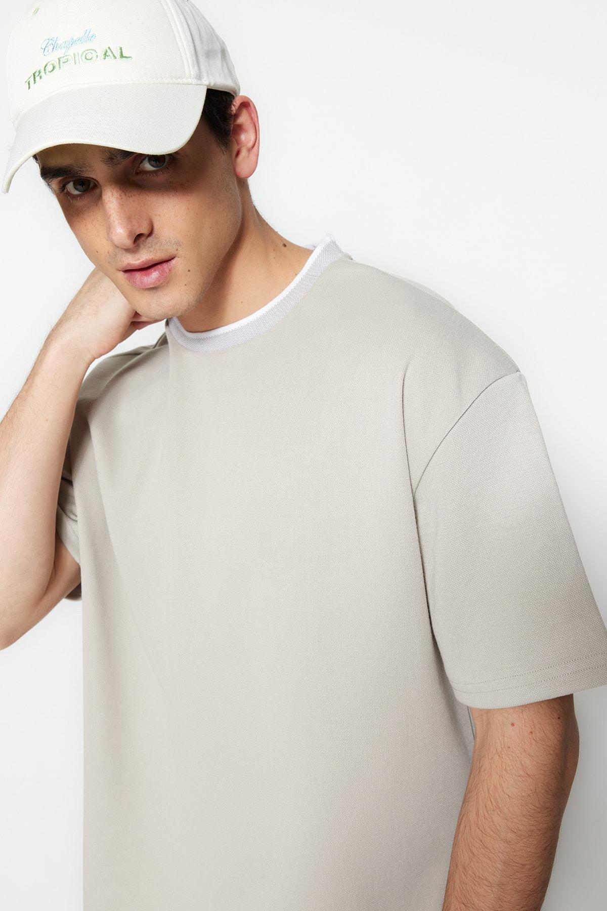 Grey Relaxed T-Shirt, , large image number 1
