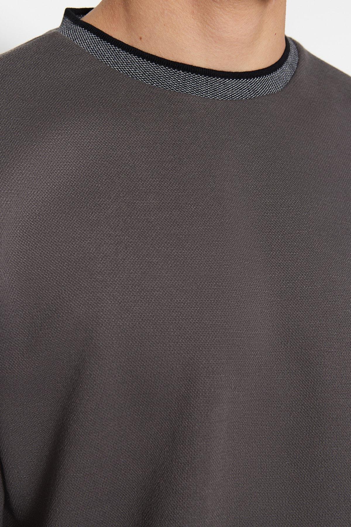 Grey Relaxed T-Shirt, , large image number 6