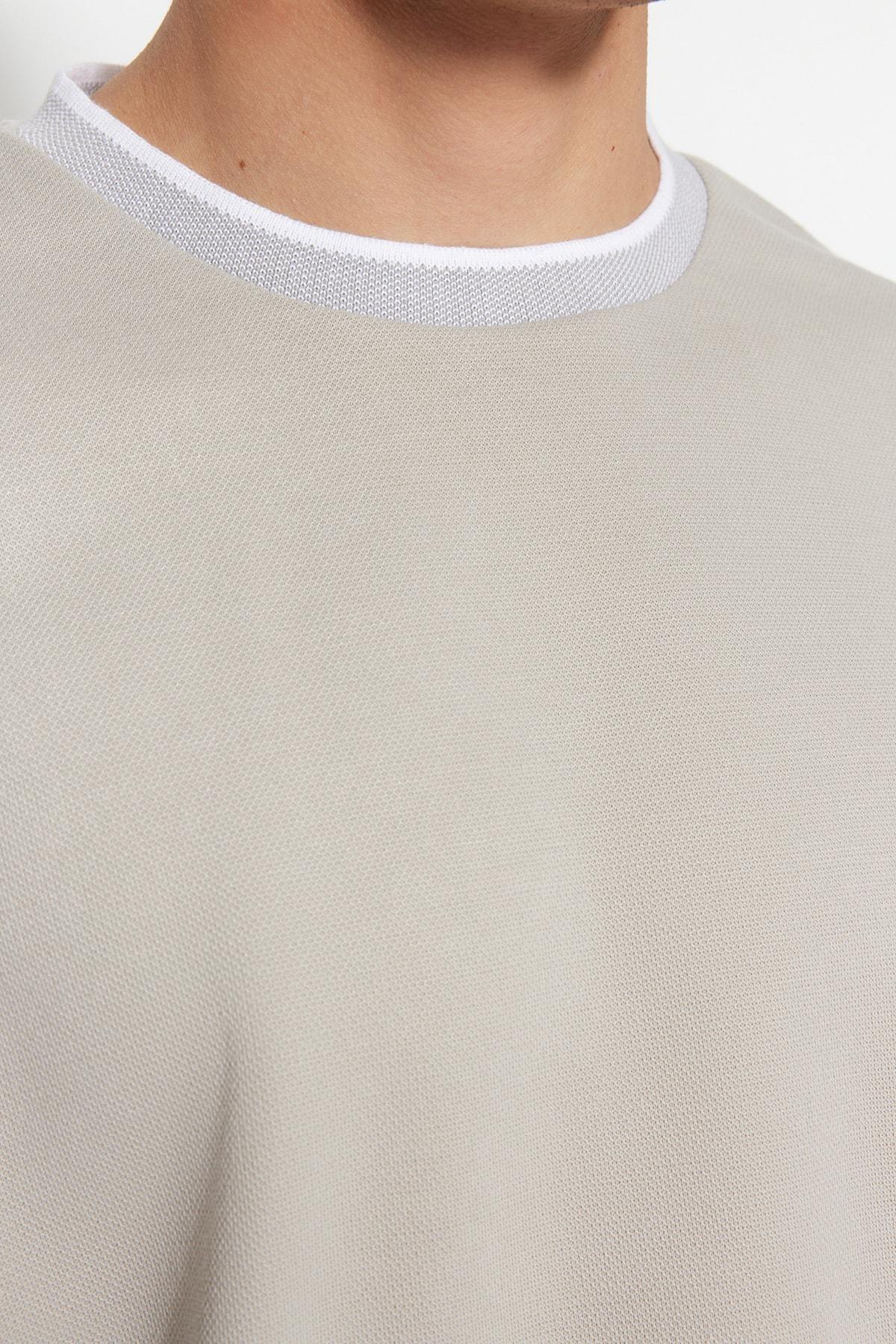 تيشيرت بقصة مريحة، رمادي, , large image number 8