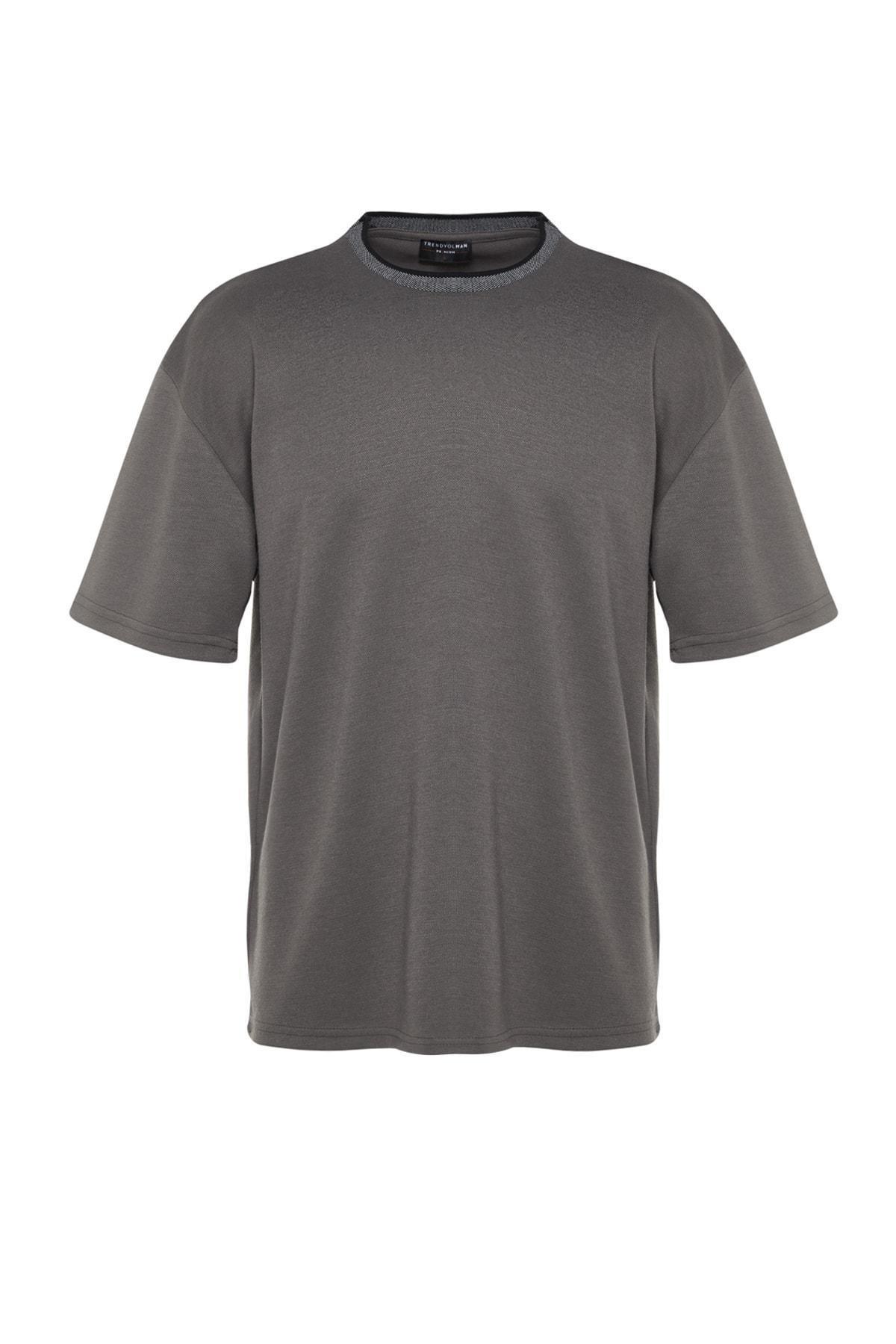 Grey Relaxed T-Shirt, , large image number 10