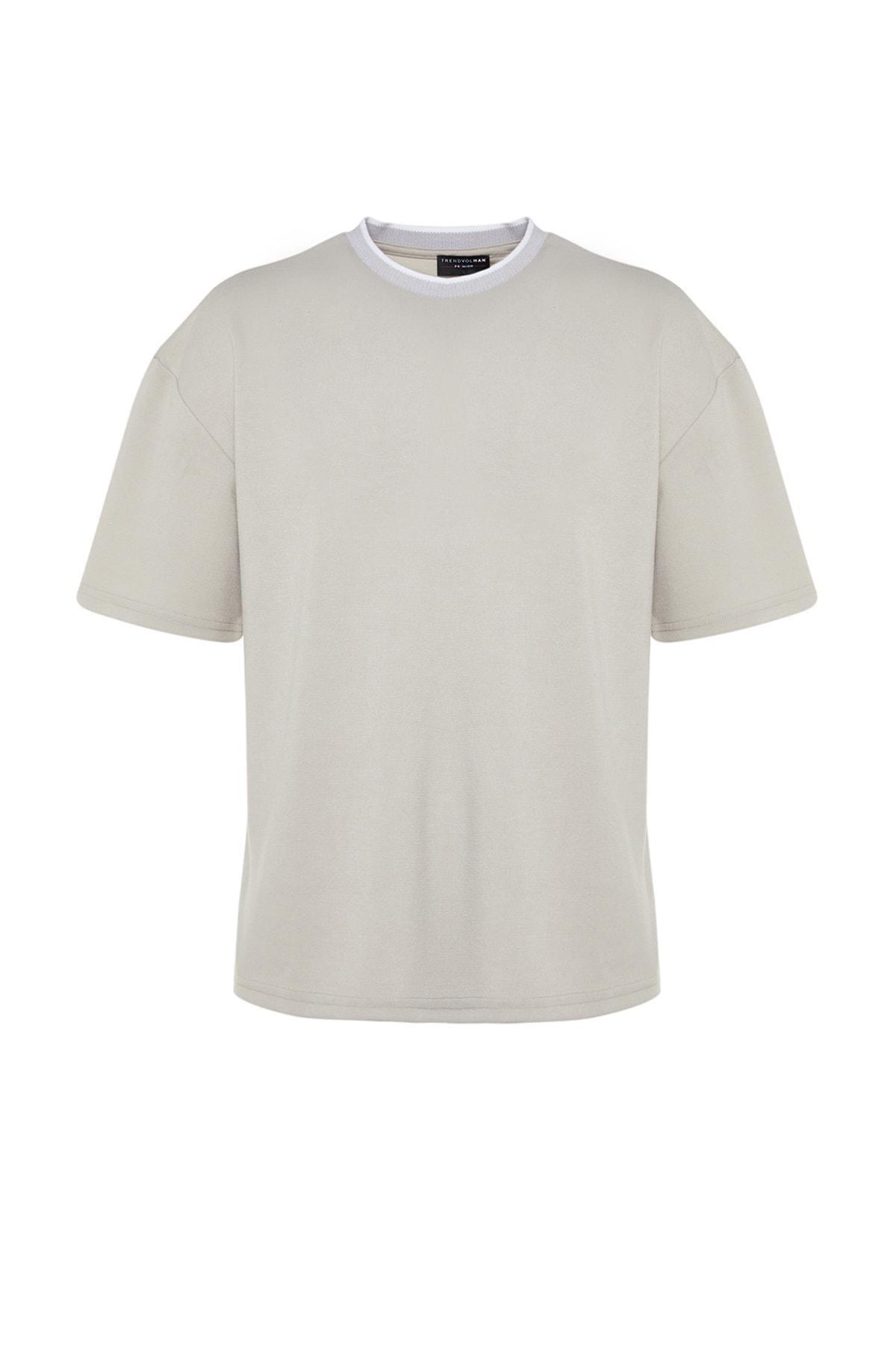 Grey Relaxed T-Shirt, , large image number 11
