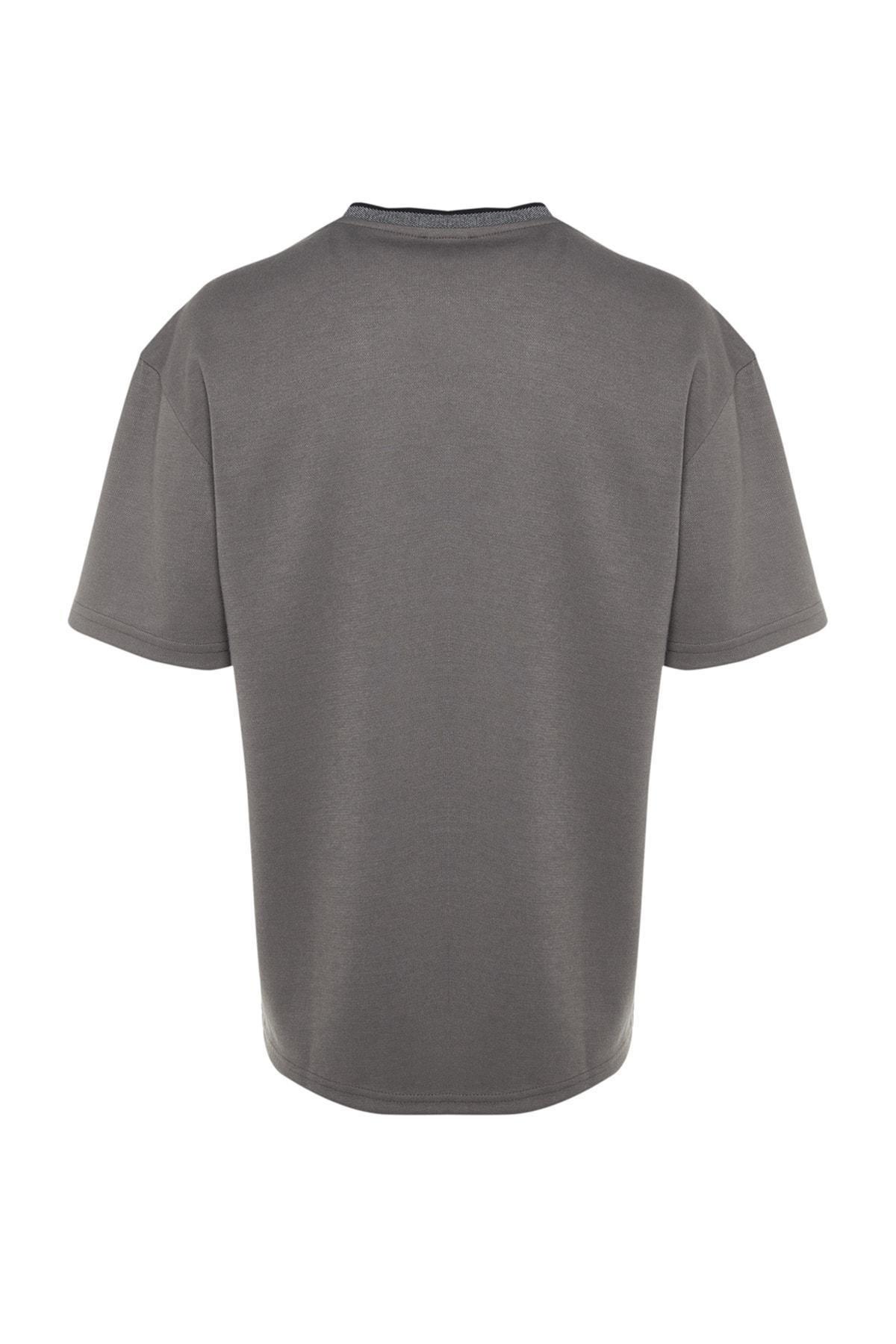 Grey Relaxed T-Shirt, , large image number 12