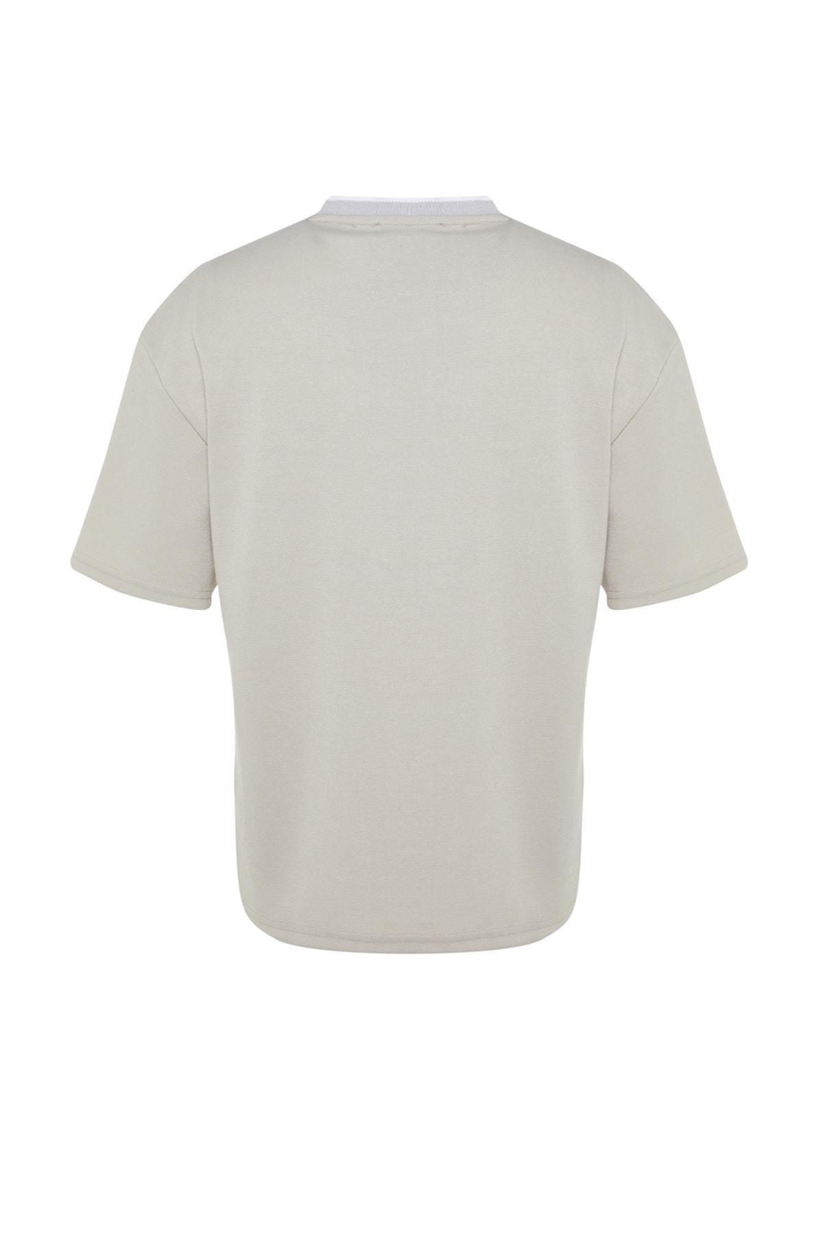 Grey Relaxed T-Shirt, , large image number 13