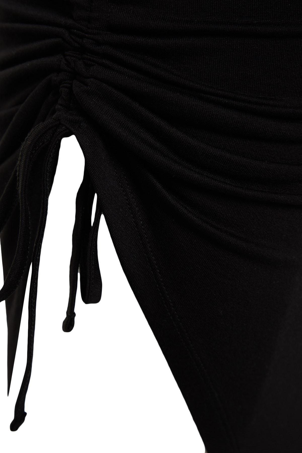 Black V-Neck Co-Ord Set, , large image number 7