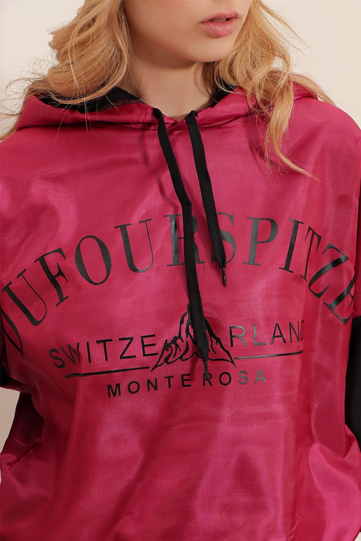 Pink Printed Sweatsuit, , large image number 3