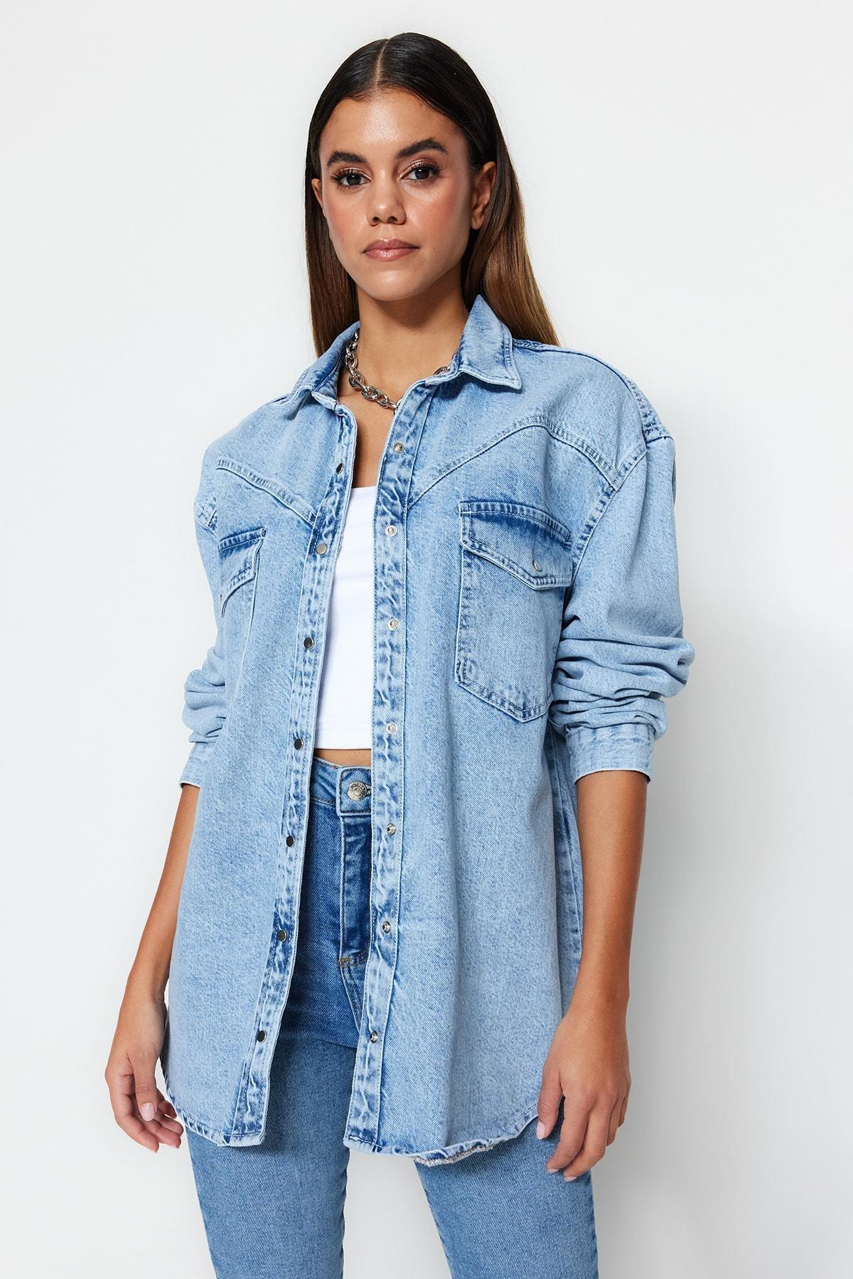 Blue Denim Jacket, , large image number 0