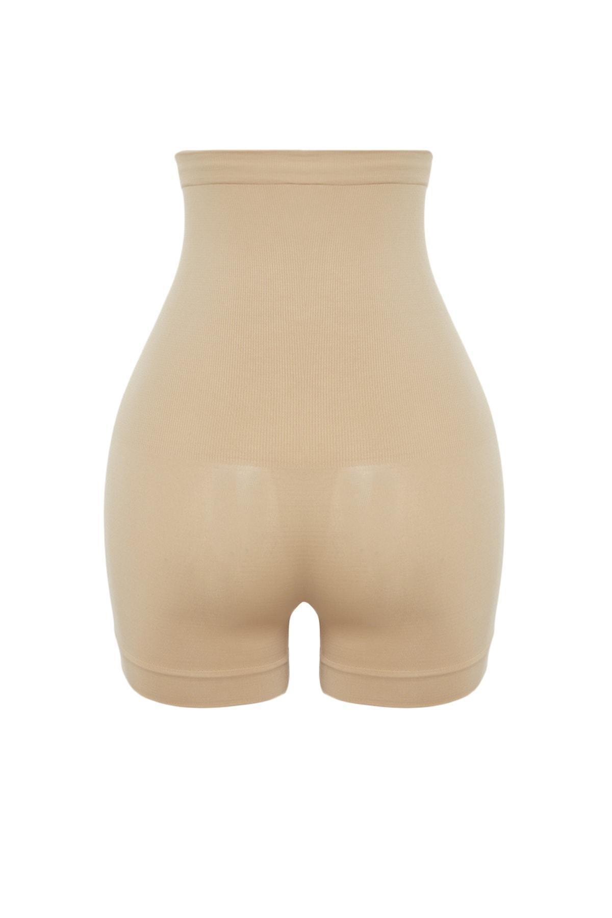Cream High Waist Corset With Shorts, , large image number 2