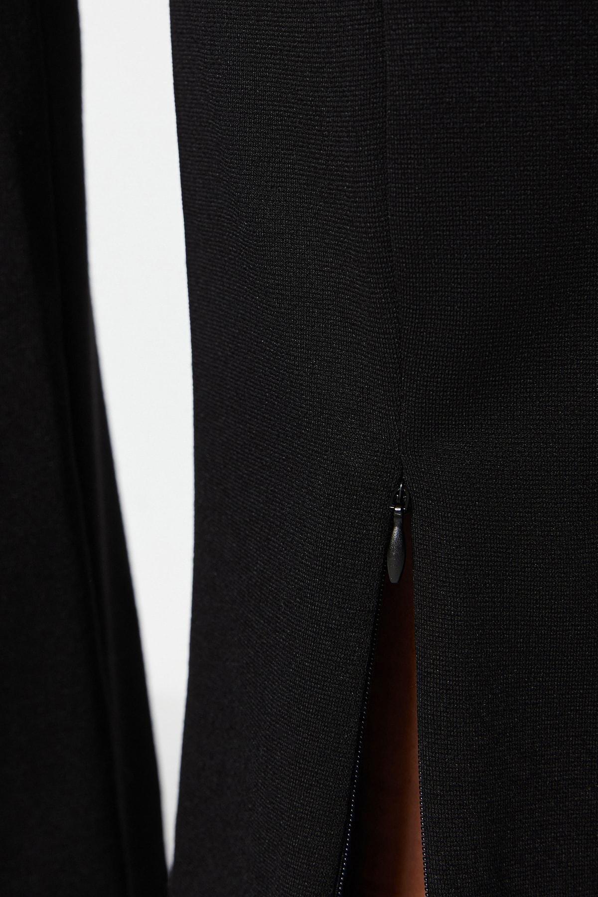 Black Skinny Plus Size Pants, , large image number 3
