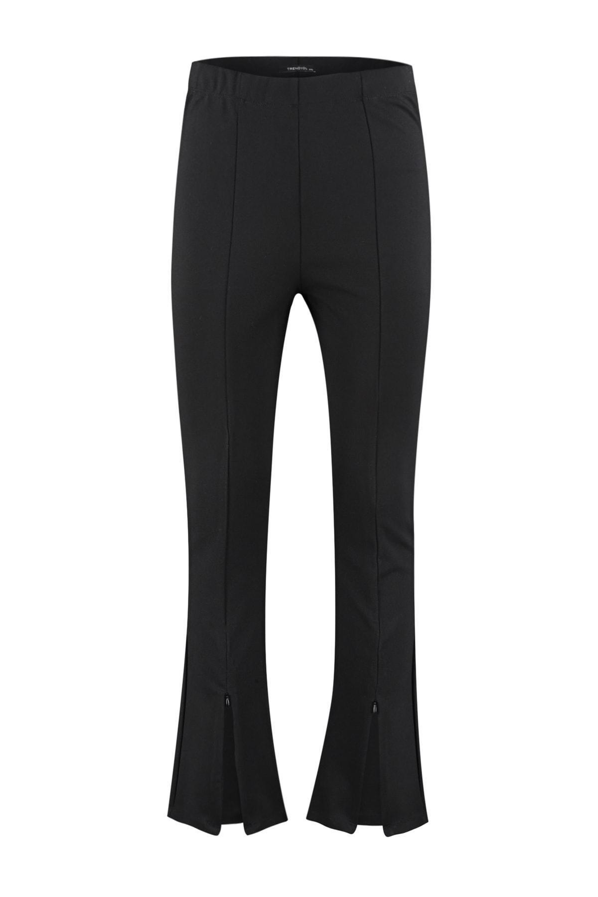 Black Skinny Plus Size Pants, , large image number 5