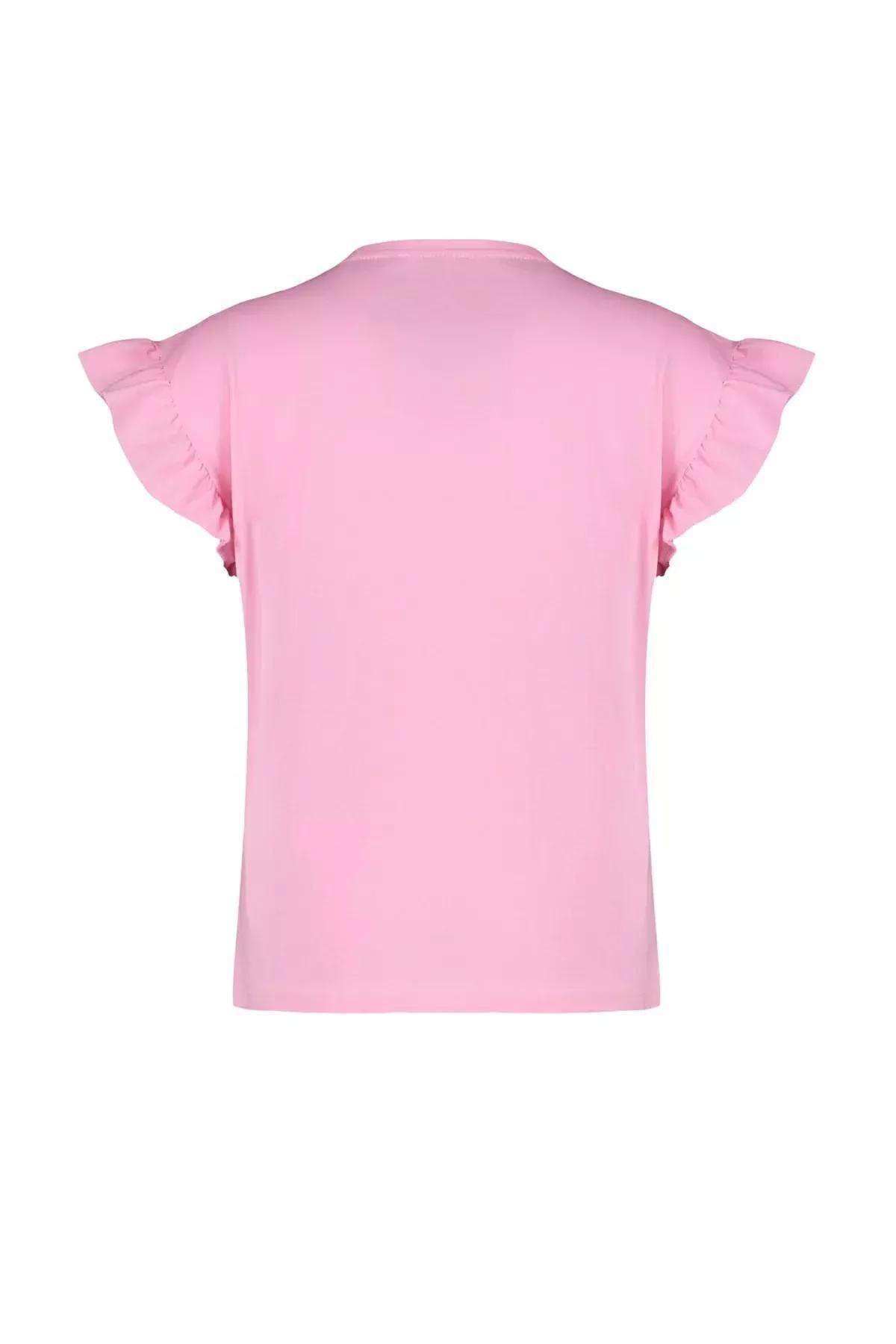 تيشيرت بقصة عادية للمقاسات الكبيرة، وردي, Pink, large image number 5