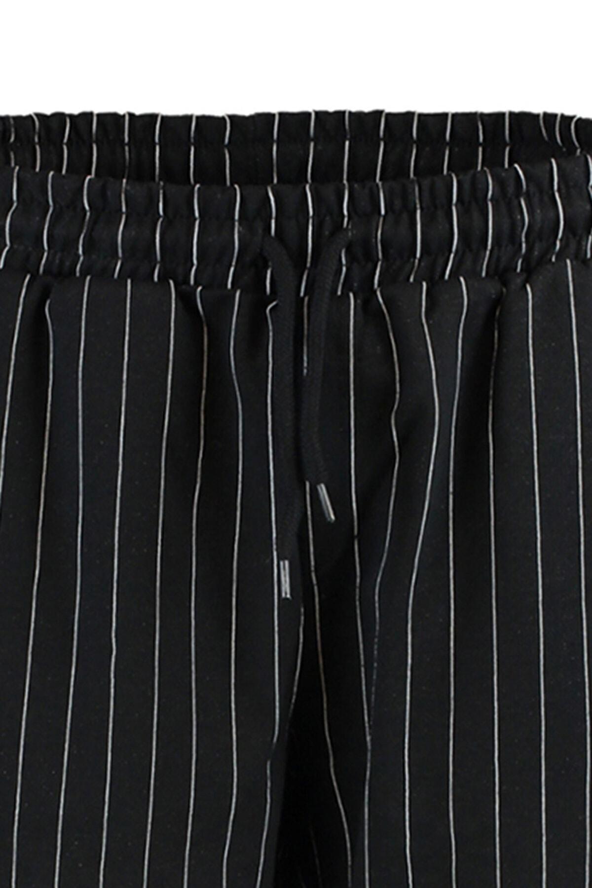 Black Striped Shorts, , large image number 7