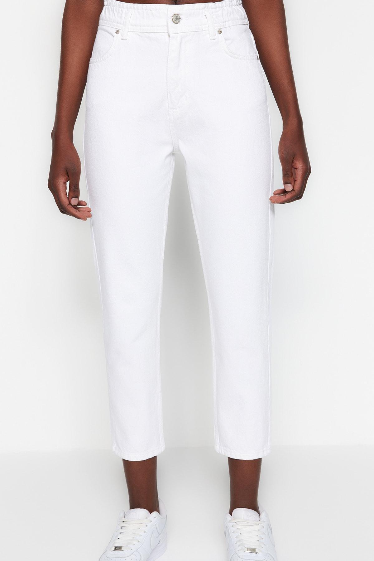 White Mom Jeans, , large image number 3