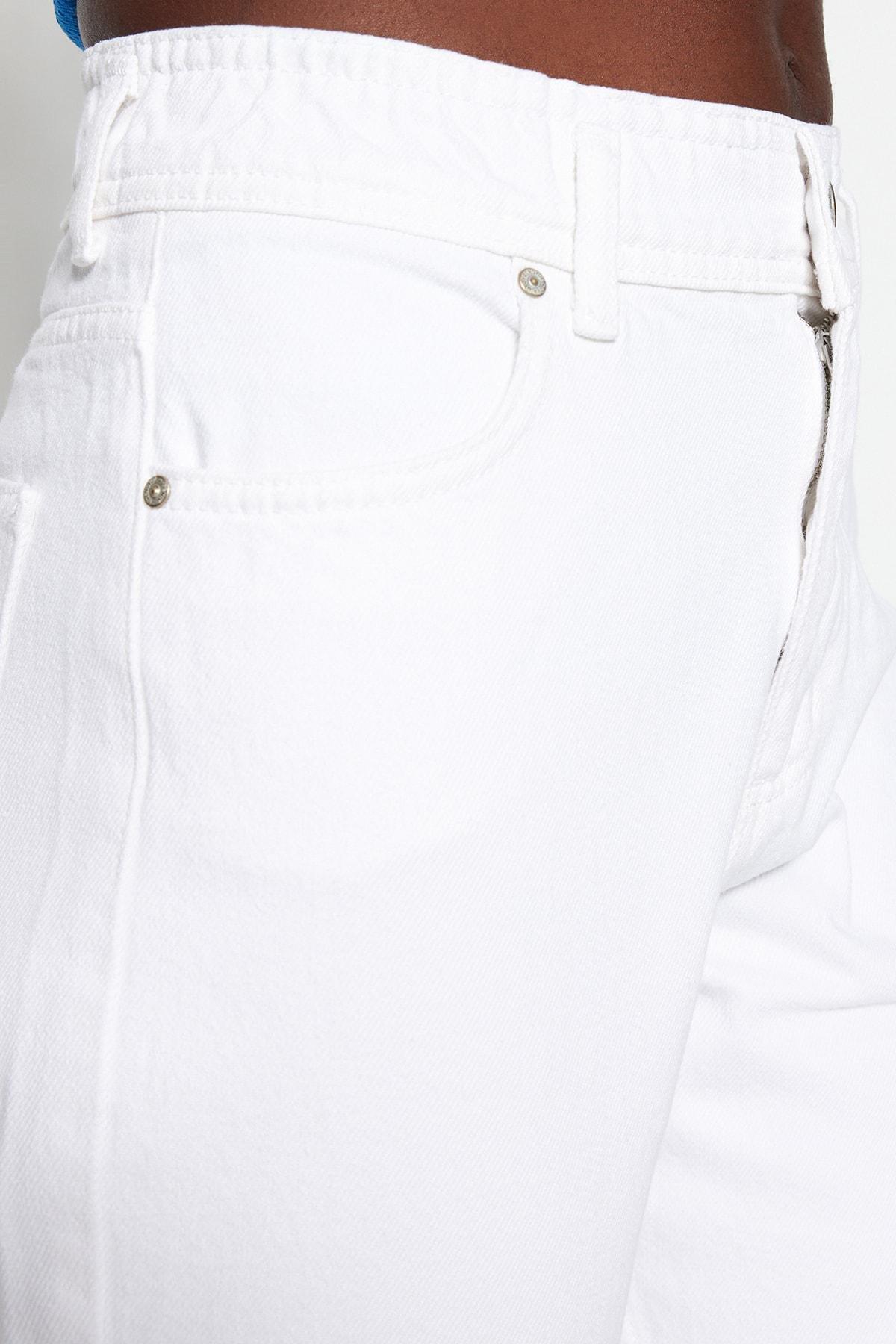 White Mom Jeans, , large image number 5