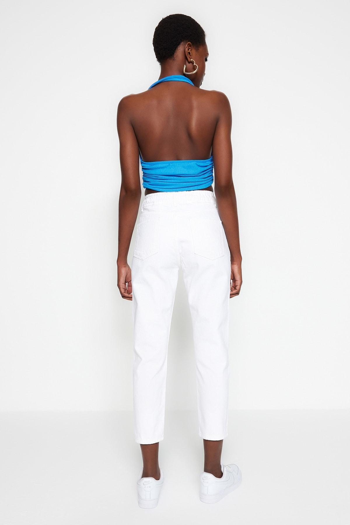 White Mom Jeans, , large image number 6