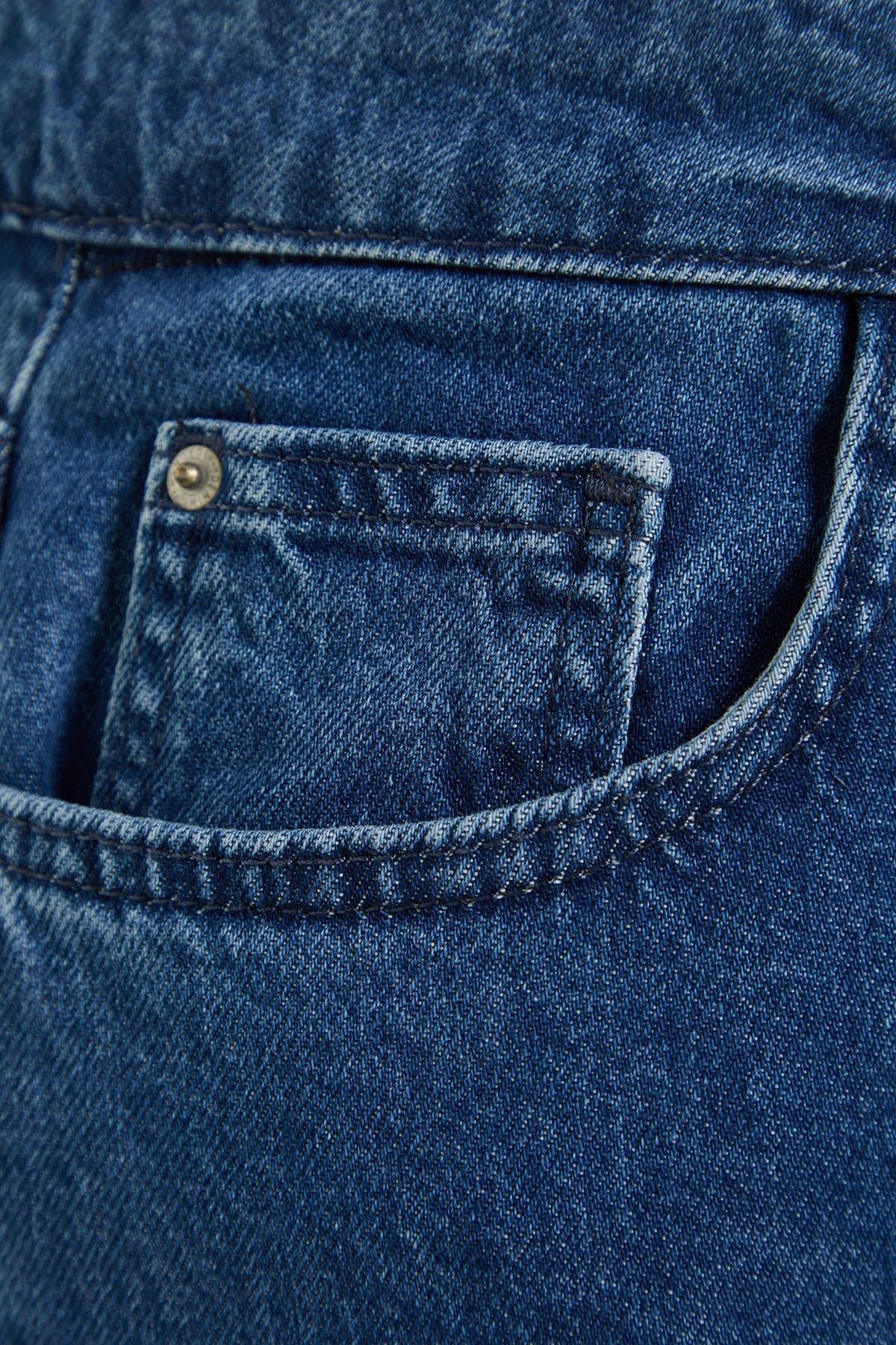 Blue Mom Plus Size Jeans, , large image number 4