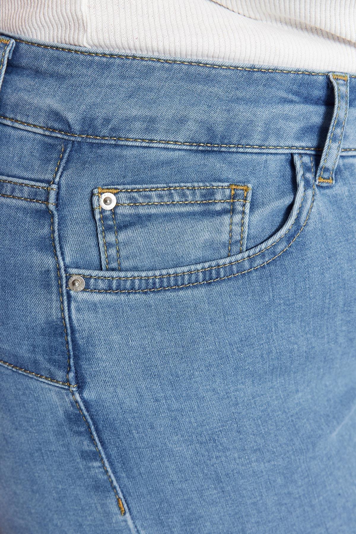 Blue Skinny Plus Size Jeans, , large image number 9