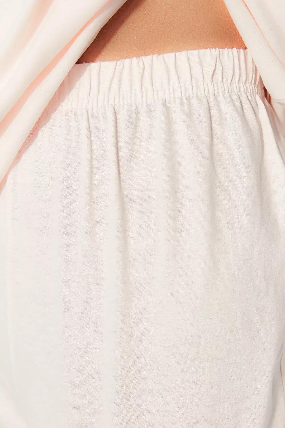 طقم بيجاما بفتحة رقبة V، وردي, Pink, large image number 11