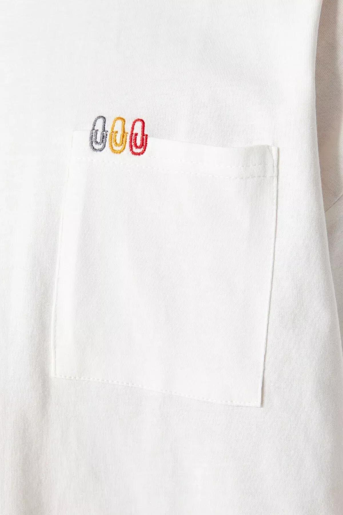 White Printed Oversize T-Shirt, Ecru, medium