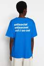 Trendyol - Blue Printed Boyfriend T-Shirt