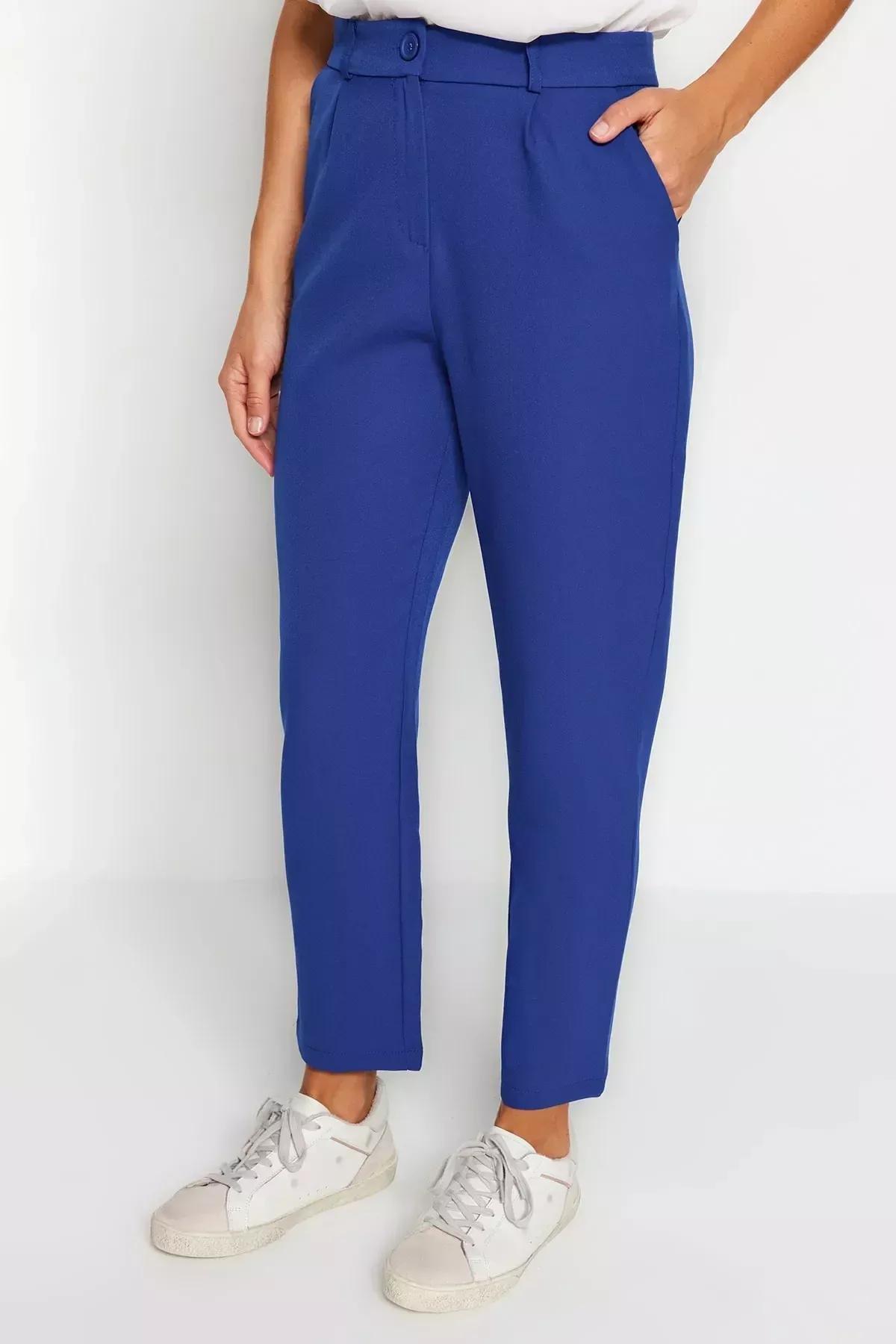 Blue Double-Breasted Co-Ord Set, , large image number 5