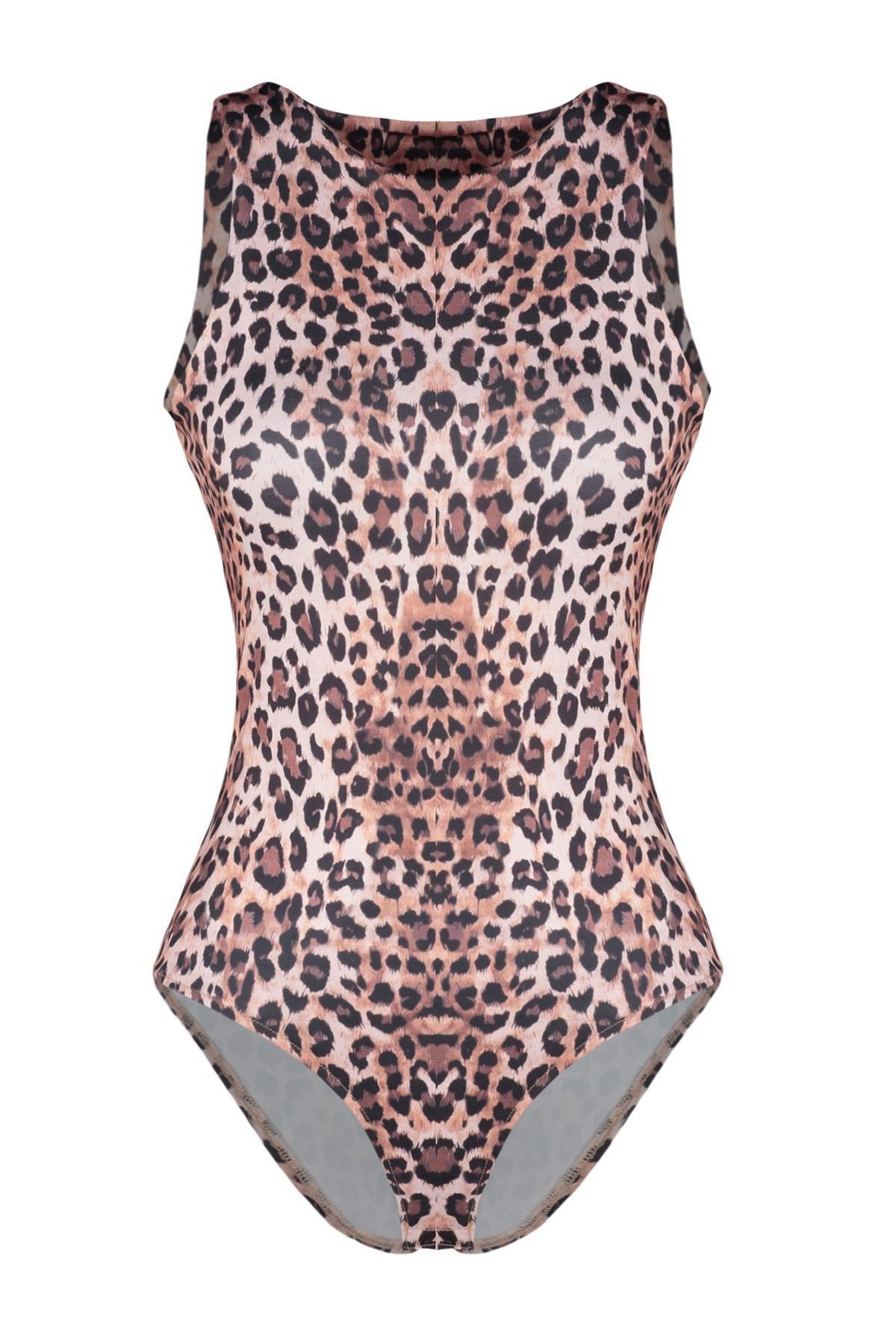 White Patterned Halter Neck Body, , large image number 5