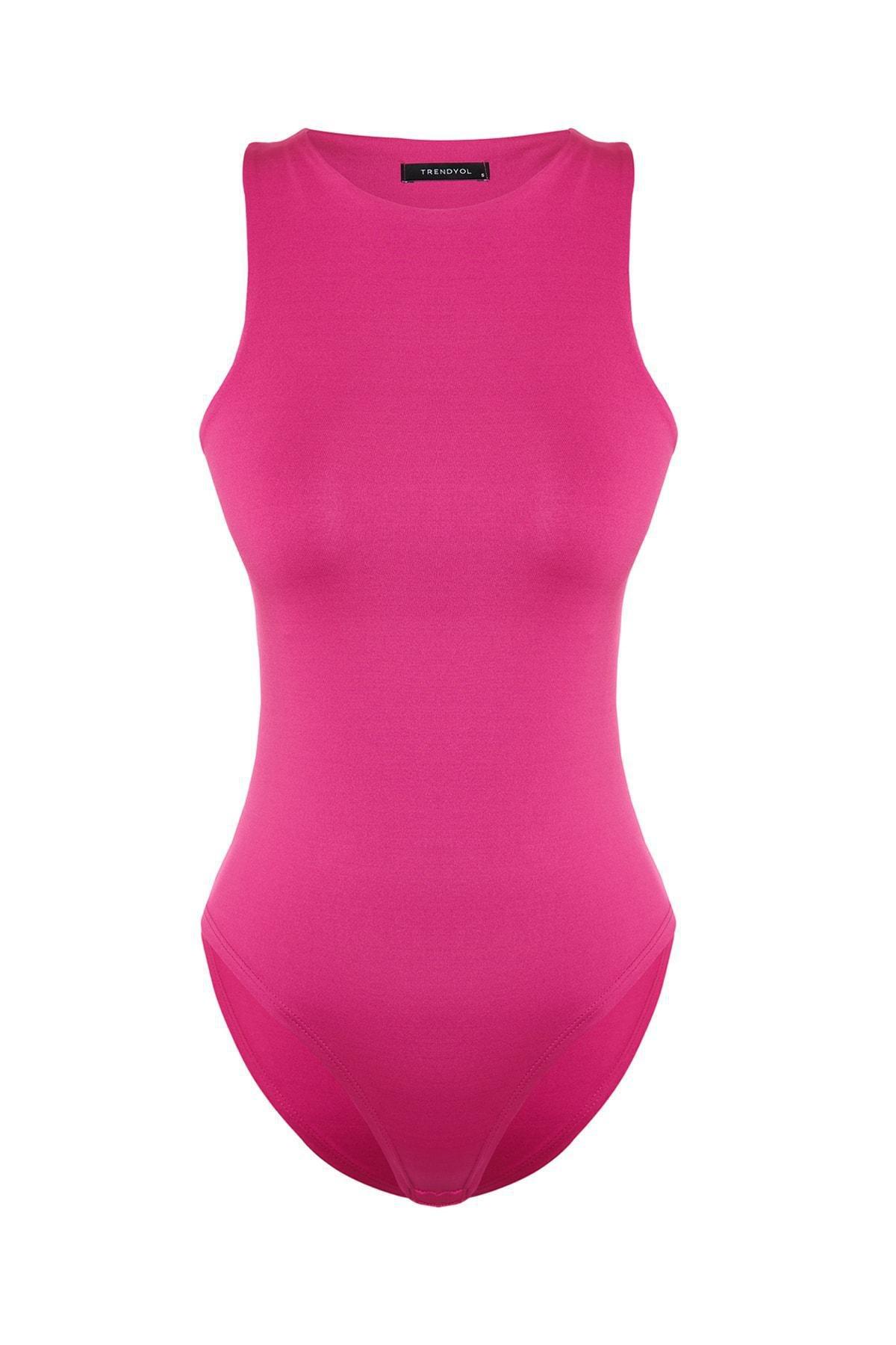 Pink Slim Bodysuit, Pink, large image number 10