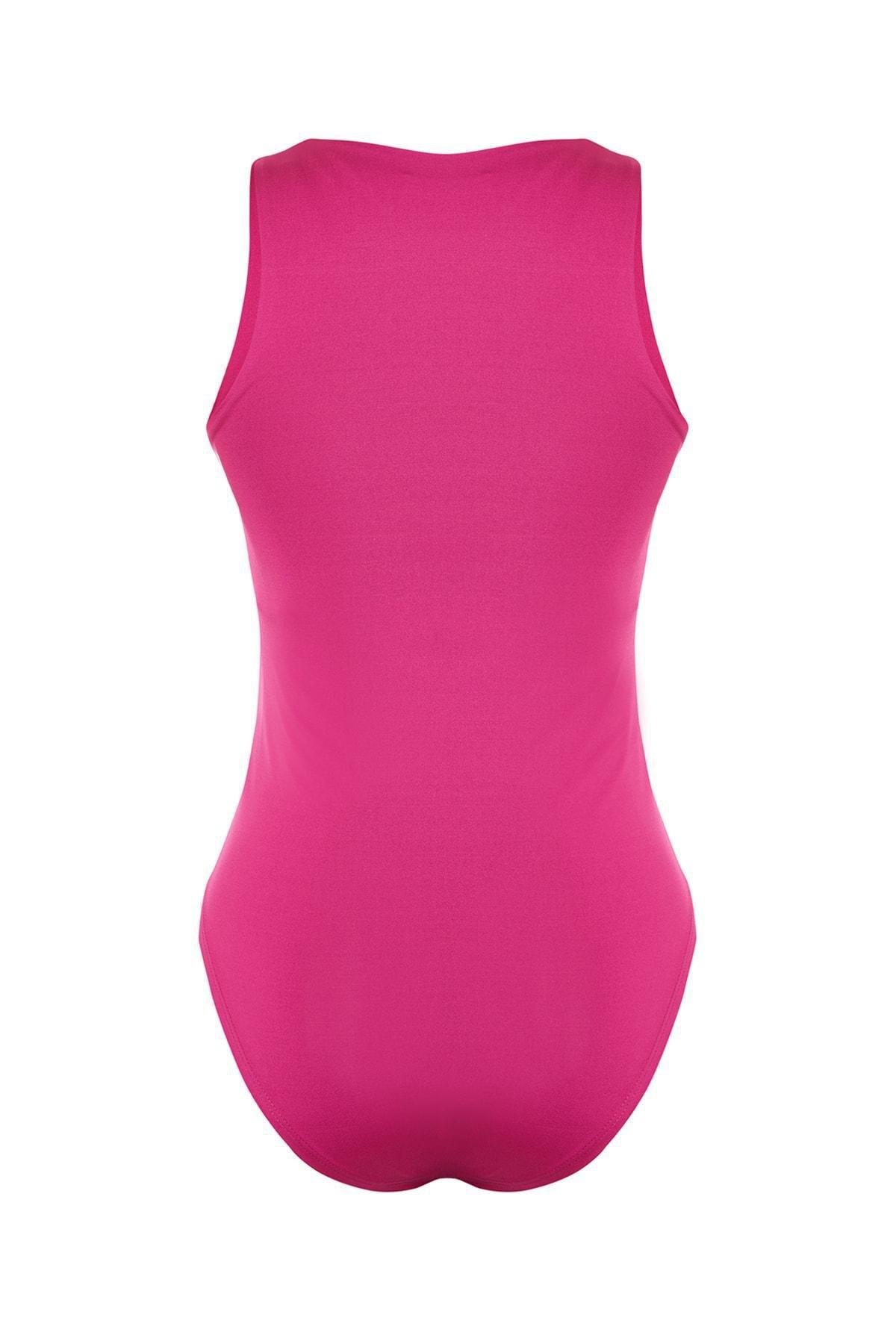 Pink Slim Bodysuit, Pink, large image number 12